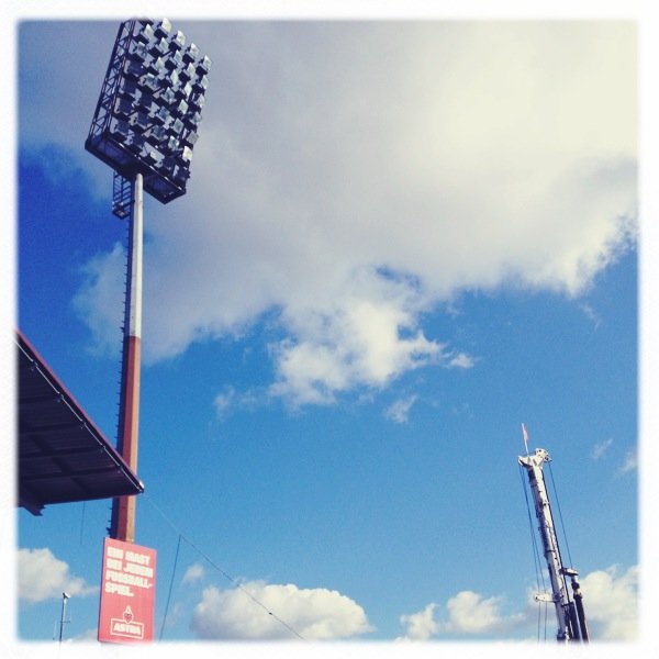 Flutlicht-Mast am Millerntor (Nordseite)